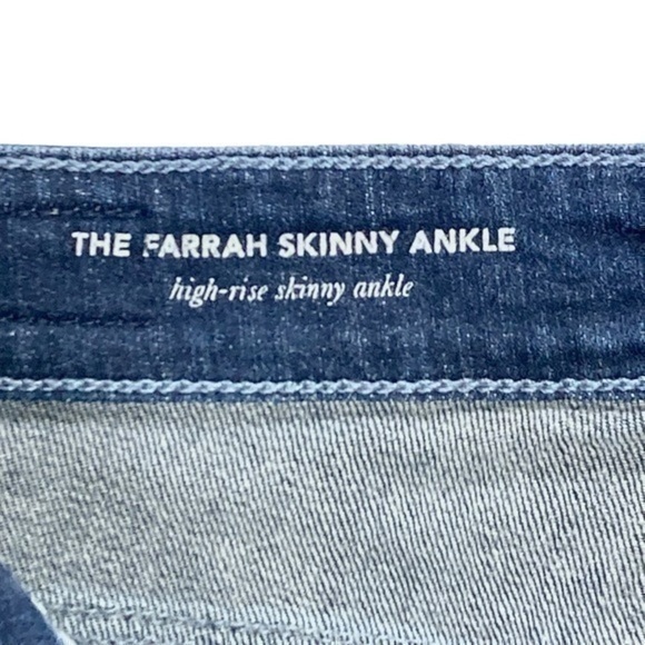 AG Adriano Goldschmied Farrah High Rise Womens Size 26 Blue Skinny Ankle Jeans - Picture 4 of 11